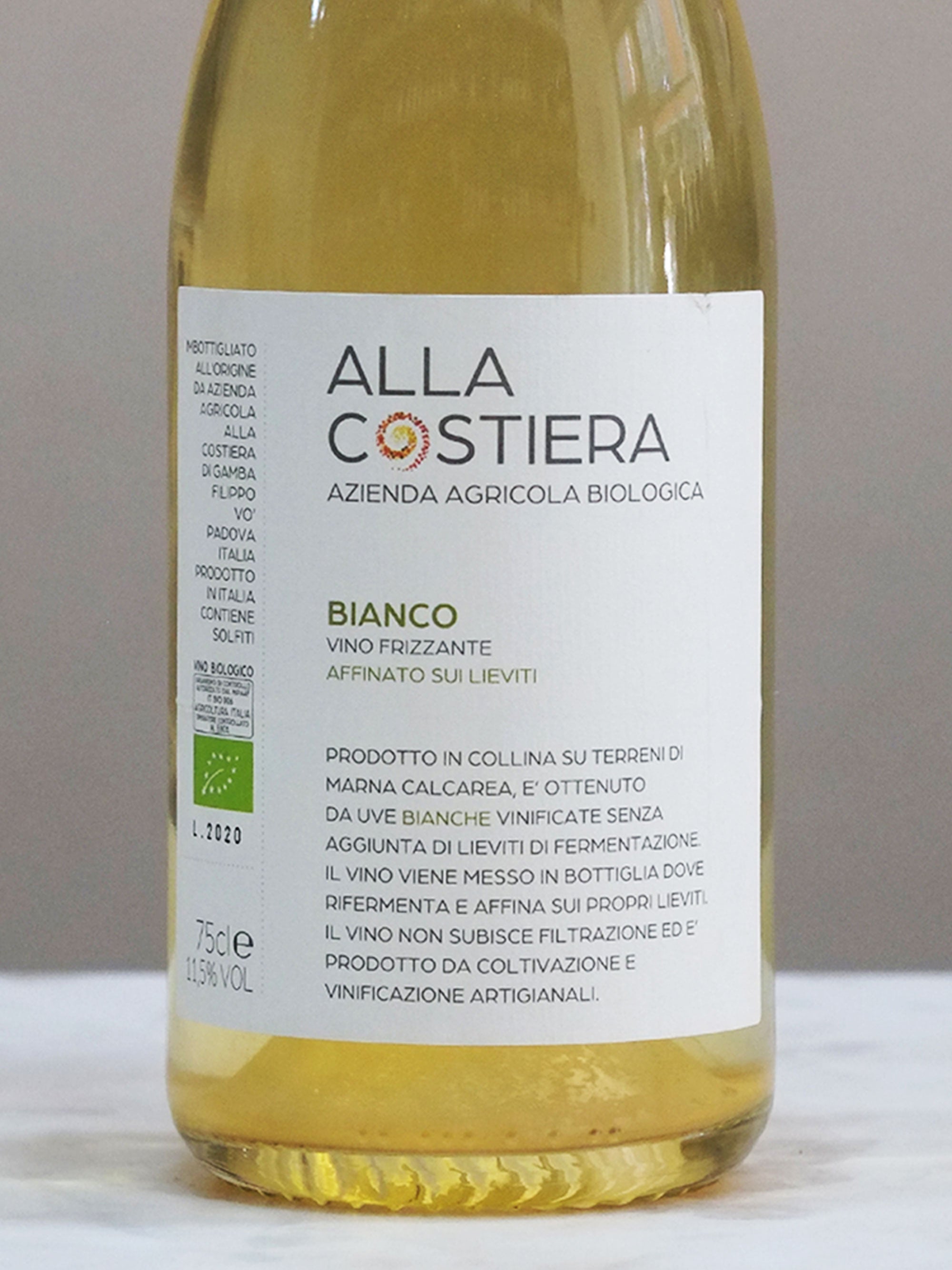 Alla Costiera - Bianco S.L Frizzante 2020 - CHENIN CHENIN