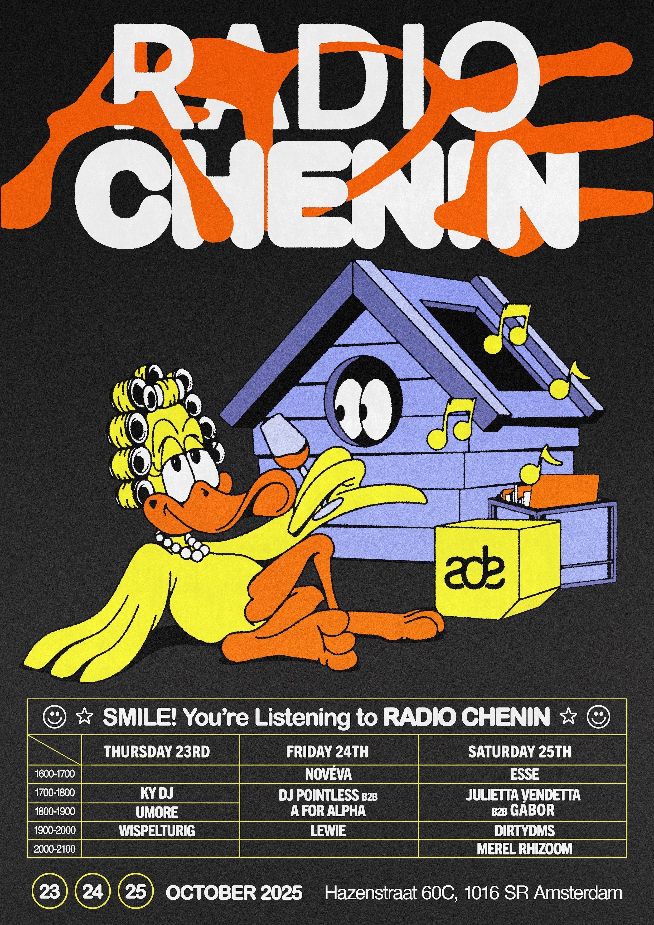 Radio Chenin x ADE 2025 — Three Days of Sound & Wine