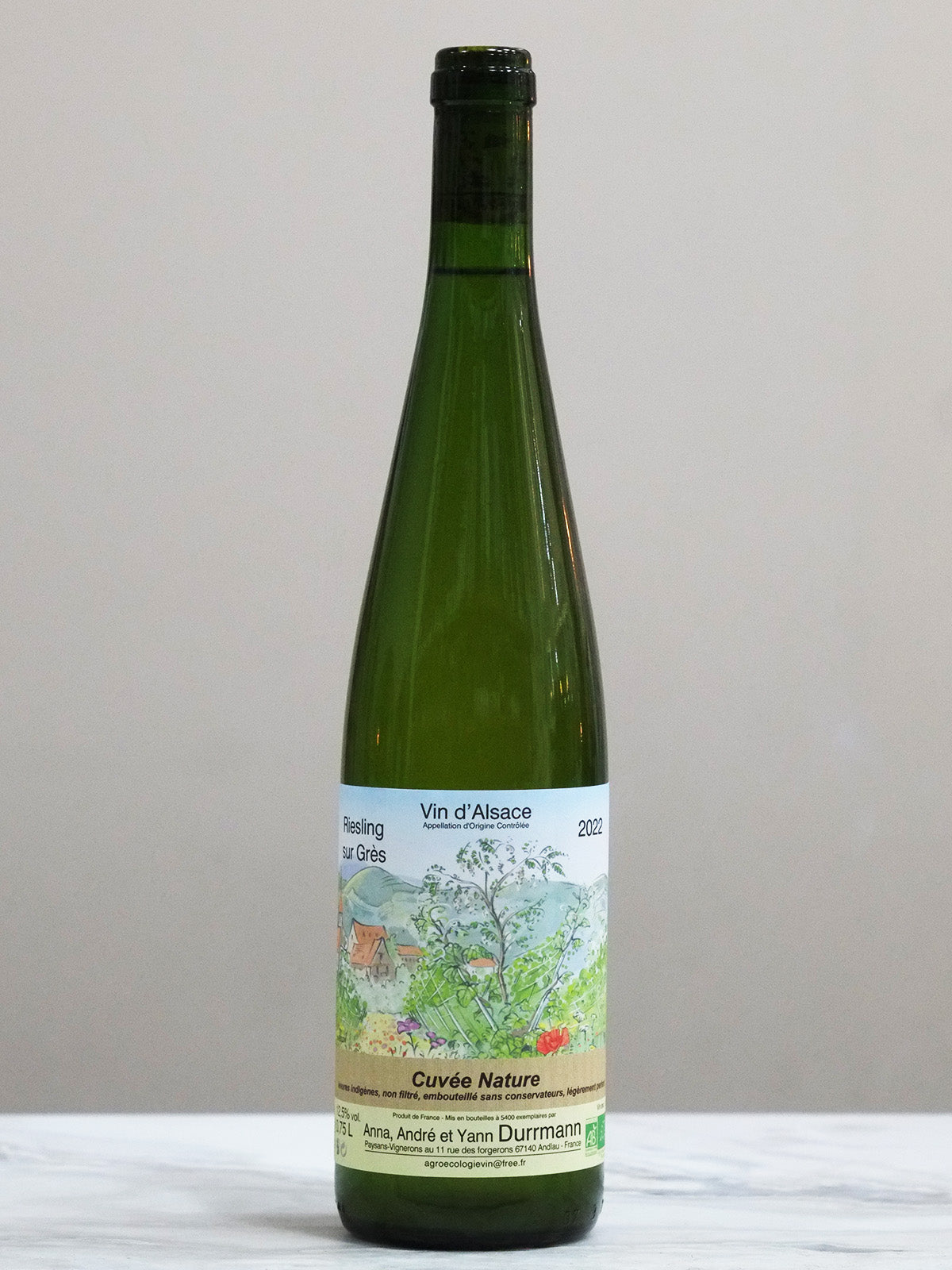 Anna et André Durrmann - Riesling sur Grès 2022 - CHENIN CHENIN