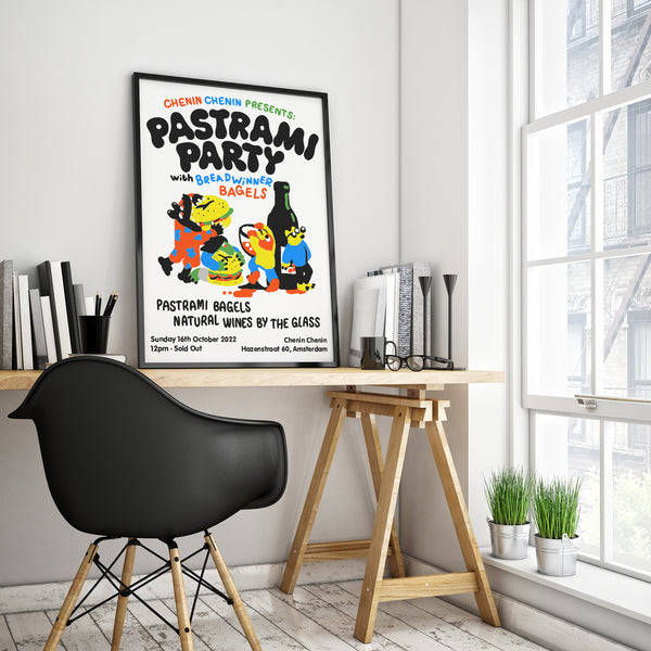 CHENIN CHENIN - Pastrami Party Poster - CHENIN CHENIN