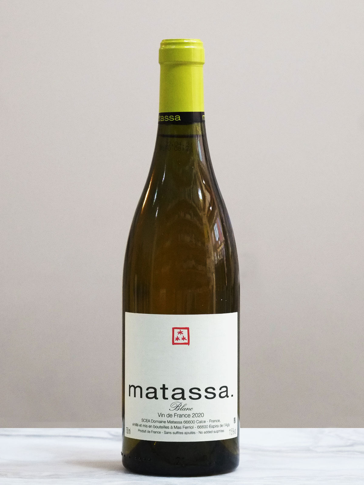 Matassa - Blanc Matassa 2020 - CHENIN CHENIN